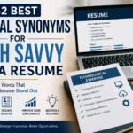 formal synonyms for tech savvy on a resume