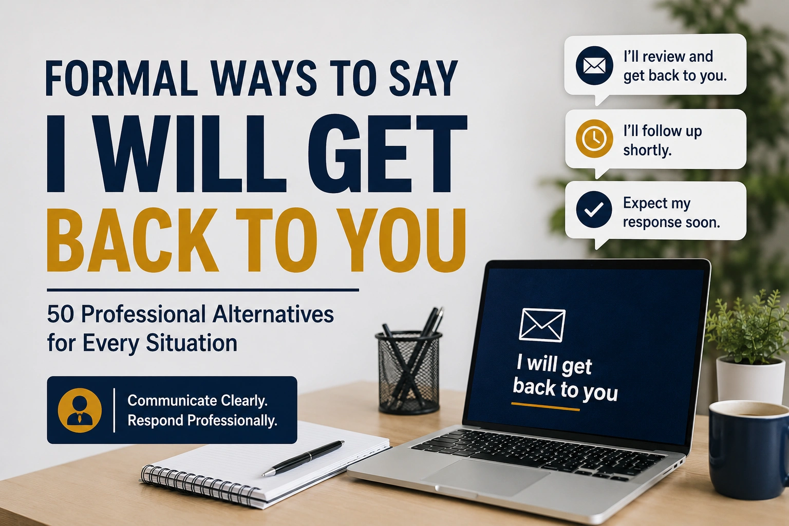 formal ways to say i will get back to you