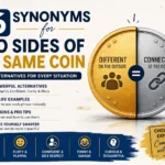 synonyms for two sides of the same coin